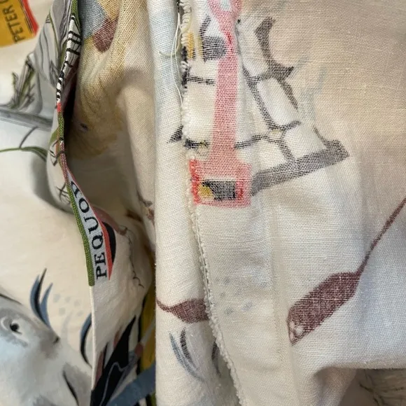Vintage Moby Ahab &amp; Crew Nantucket Pleated Sailor Cotton Skirt XXS Boat Travel