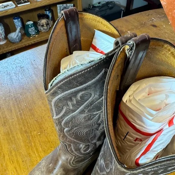 Vintage Tony Lama Cowboy Boots Sz 10.5 EE