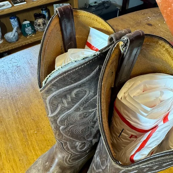Vintage Tony Lama Cowboy Boots Sz 10.5 EE