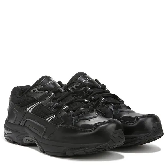 VIONIC MEN'S WALKER CLASSIC SHOES - WALKING LACE-UP WITH CONCEALED ORTHOTIC