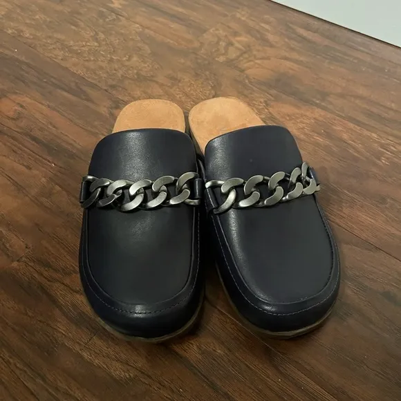 Vionic Navy Georgia Mule-NWOT Size 5