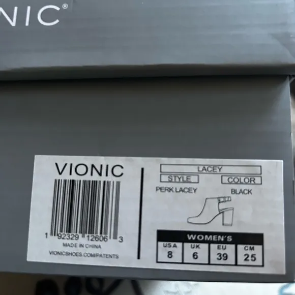Vionic Perk Lacey Open Heel Shoes Size 8