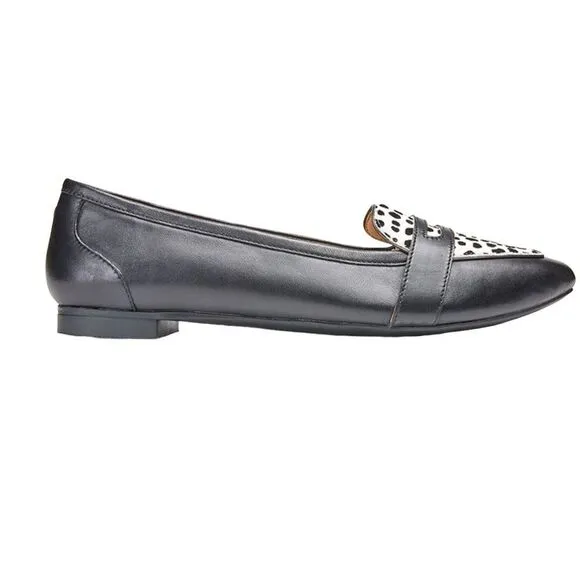 Vionic Savannah Spot Black‎ flat size 5 NWB