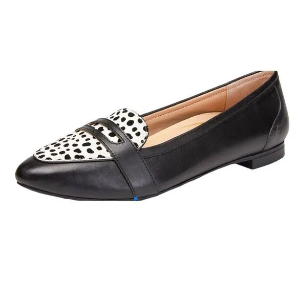 Vionic Savannah Spot Black‎ flat size 5 NWB