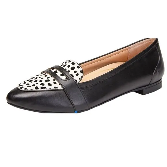 Vionic Savannah Spot Black‎ flat size 5 NWB