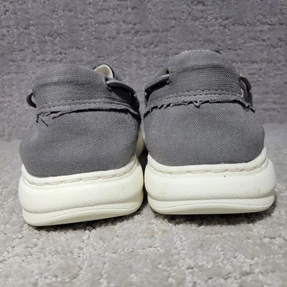 Vionic Skipper Men's Size US 8 Gray Slip-On Beach Comfort Sneaker Boat Shoes.