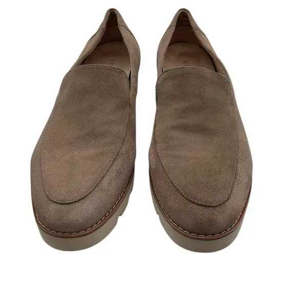 Vionic Women’s Aster Willa Wedge Women's nude suede Loafers size 11