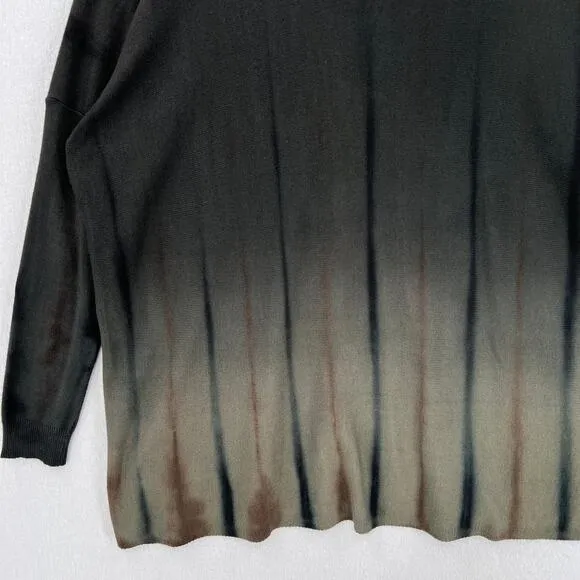 VIVIANA UCHITEL Boat neck Sweater Womens S Long Sleeve Hand Dyed Cashmere Blend