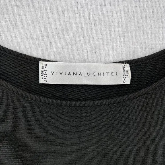 VIVIANA UCHITEL Boat neck Sweater Womens S Long Sleeve Hand Dyed Cashmere Blend