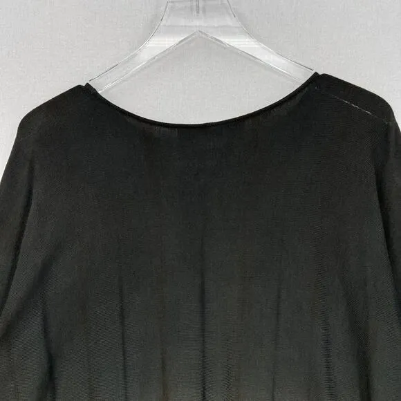VIVIANA UCHITEL Boat neck Sweater Womens S Long Sleeve Hand Dyed Cashmere Blend
