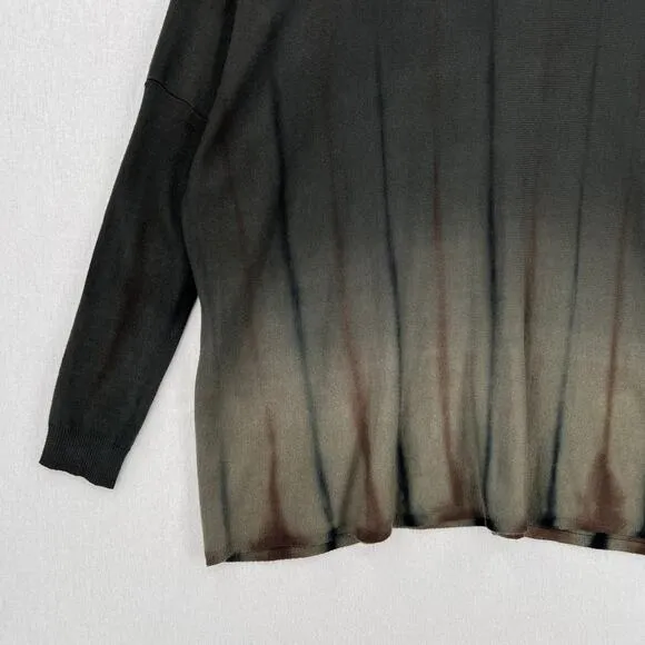 VIVIANA UCHITEL Boat neck Sweater Womens S Long Sleeve Hand Dyed Cashmere Blend