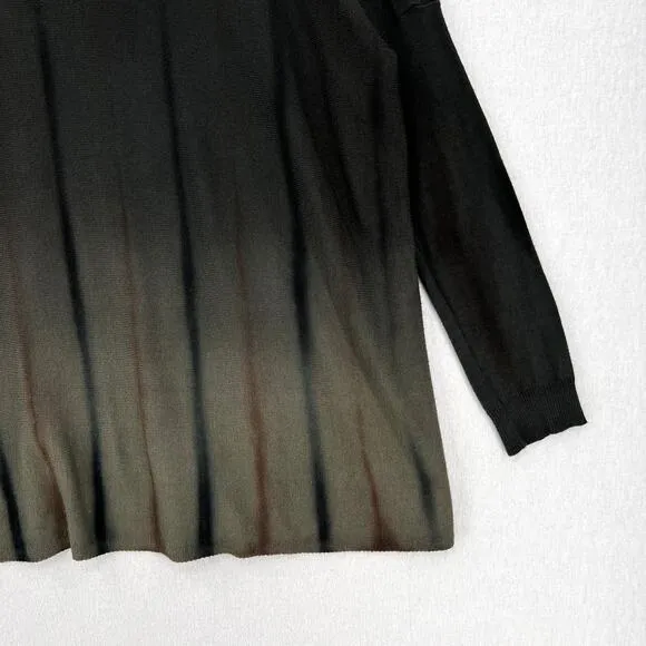 VIVIANA UCHITEL Boat neck Sweater Womens S Long Sleeve Hand Dyed Cashmere Blend