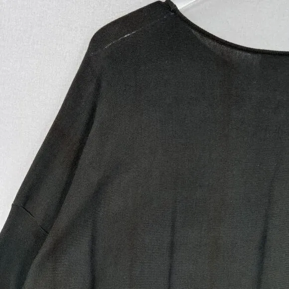 VIVIANA UCHITEL Boat neck Sweater Womens S Long Sleeve Hand Dyed Cashmere Blend