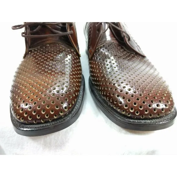 Walk-Over Mesh/Perf Oxfords US 9 M Mens Shoes