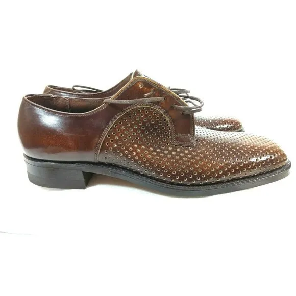 Walk-Over Mesh/Perf Oxfords US 9 M Mens Shoes