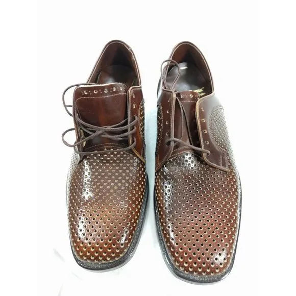 Walk-Over Mesh/Perf Oxfords US 9 M Mens Shoes