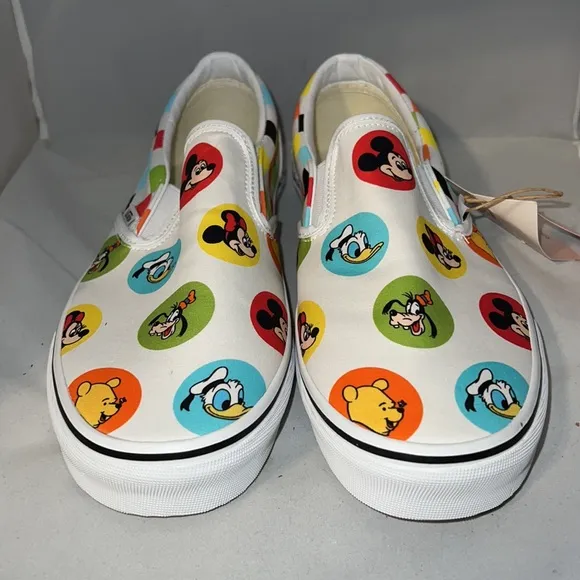 Walt Disney 50th Anniversary Vans Slip-o classic shoes Size 11