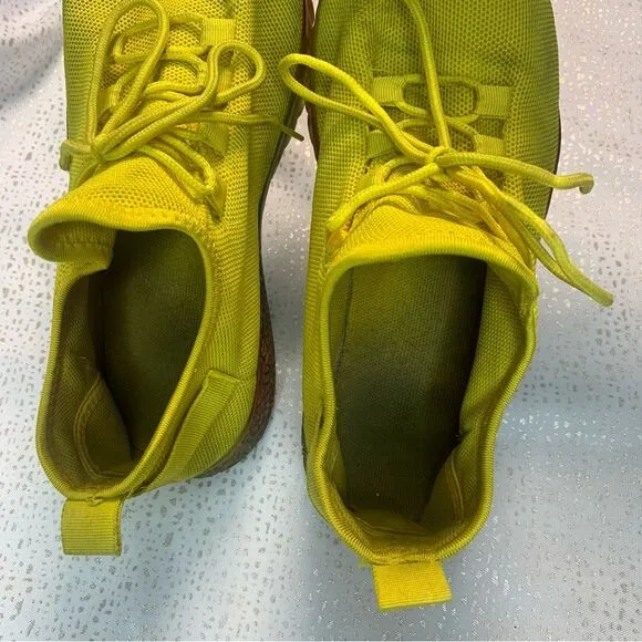WANTED Affinity Yellow Sneaker Rainbow Sole Size 10
