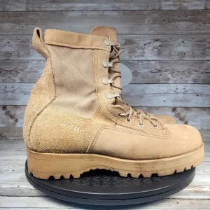 Wellco Vibram Men’s 7R Military Army Combat Tan Light Weight  Boots