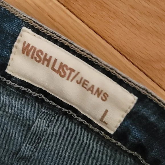 Wishlist Flare Leg Denim Jeans Wide Bell Bottom Western Boho Lightwash Stretch