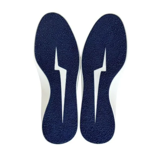 WOLF &amp; SHEPHERD Cruise Mule Shoes Navy Suede Nubuck Slip On Casual Athleisure 8
