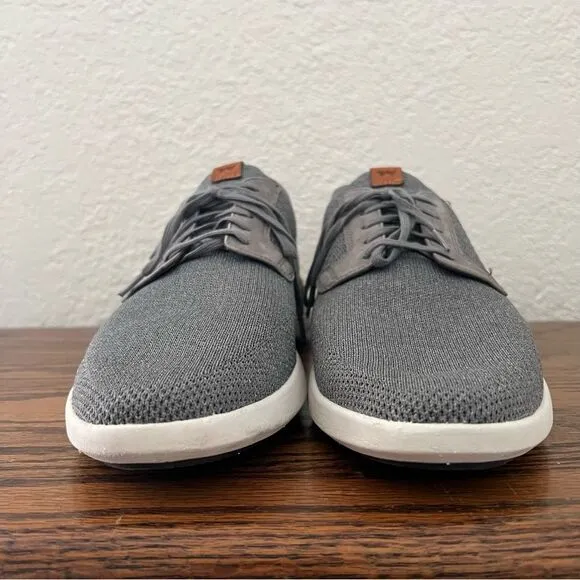 Wolf &amp; Shepherd Gray Swiftknit Plain Toe Derby Men's Shoes 9