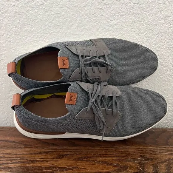 Wolf &amp; Shepherd Gray Swiftknit Plain Toe Derby Men's Shoes 9