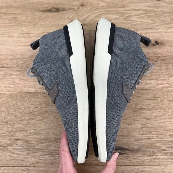 Wolf and Shepard SwiftKnit Derby Shoes Size M9 W11 Heather Gray Sneaker Comfort