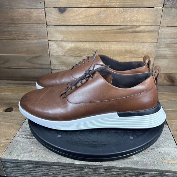 Wolf and Shepherd Mens Size US 8 Crossover Longwing Shoes Brown White Sole