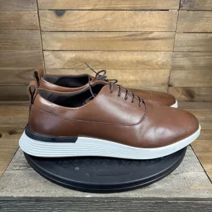 Wolf and Shepherd Mens Size US 8 Crossover Longwing Shoes Brown White Sole