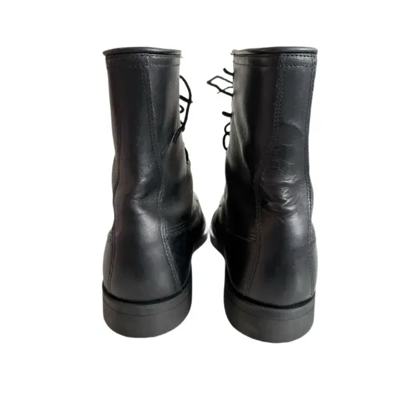 Wolverine Black Military Combat Boots - Vintage Aug 1992. Men’s 10.5R.
