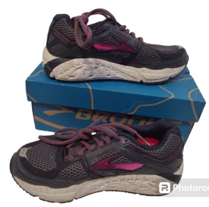 Women's Brooks Addiction 12 Grey 2A Narrow 120188 2A 463 Ombreblue Size 5 New