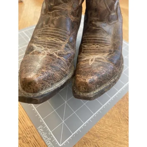 Women’s Dan Post Jilted Boots Leather Brown Size 6