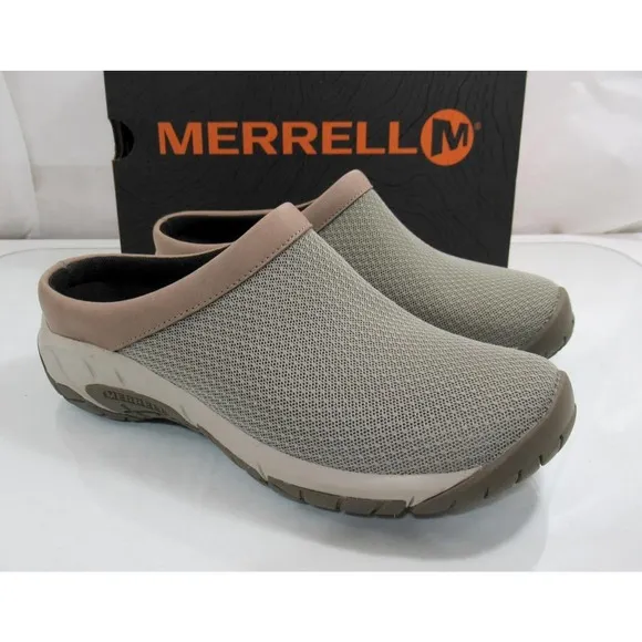 Women's Merrell Encore Breeze 4 Clog Slide Slip On Comfort Aluminum