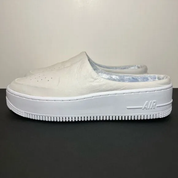 Womens NIKE Air Force 1 Lover XX Reimagined White Slip On Shoes / Size 8.5