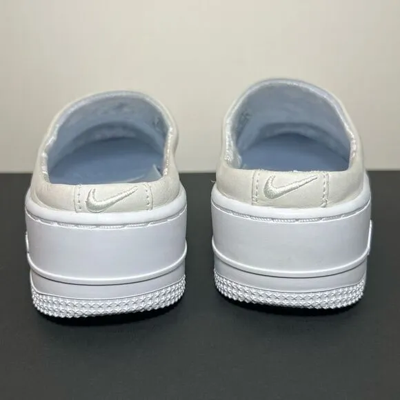 Womens NIKE Air Force 1 Lover XX Reimagined White Slip On Shoes / Size 8.5