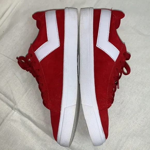Women's PONY Classic Low Red Suede Shoes Size 7.5