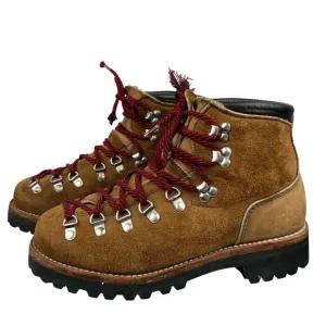 Womens Vintage DEXTER Suede Leather Hiking Boots Mountaineering USA Made (8.5)