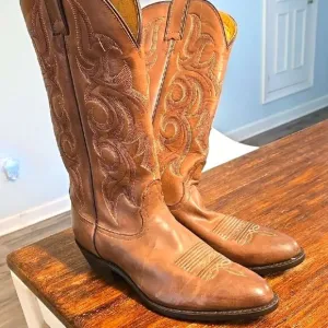 Womens nacoma Brown leather Western Boots