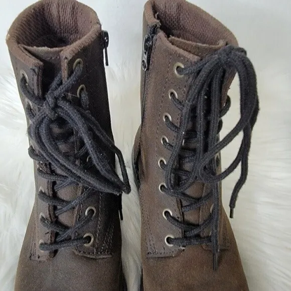 𝅺XELEMENT Combat Boots lace-up Motorcycle boots Army Sz 6.5