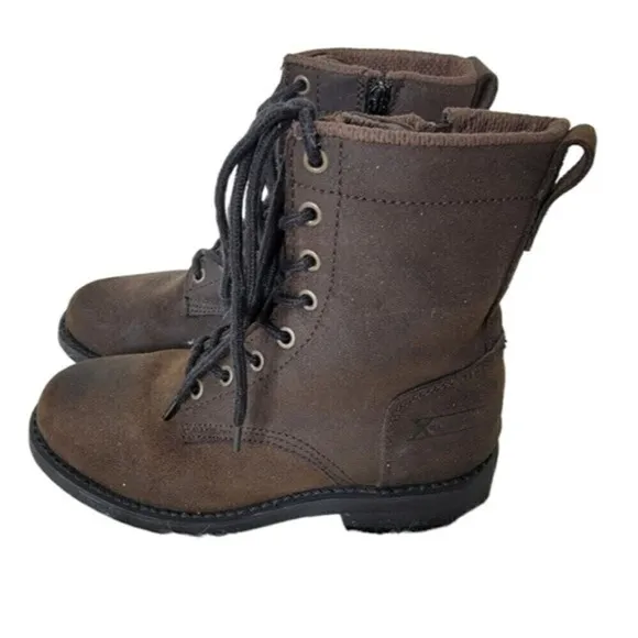 𝅺XELEMENT Combat Boots lace-up Motorcycle boots Army Sz 6.5
