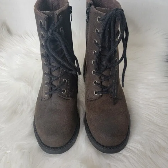 𝅺XELEMENT Combat Boots lace-up Motorcycle boots Army Sz 6.5
