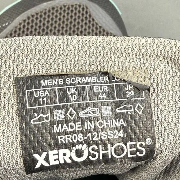 Xero Shoes Scrambler Low Michelin Fiberlite Sole athletic sneaker shoes men’s 11