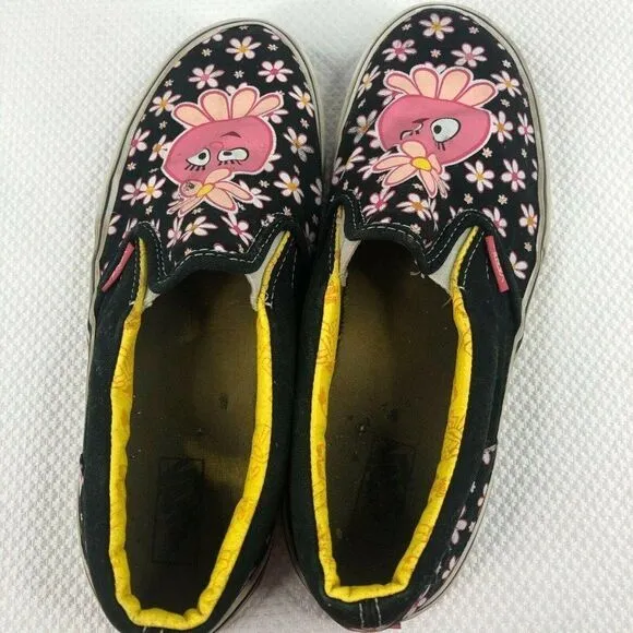 YO GABBA GABBA FOOFA SLIP ON SHOES SNEAKERS SIZE 4