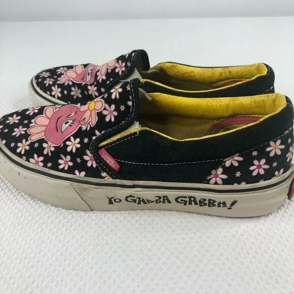 YO GABBA GABBA FOOFA SLIP ON SHOES SNEAKERS SIZE 4