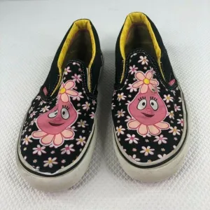 YO GABBA GABBA FOOFA SLIP ON SHOES SNEAKERS SIZE 4