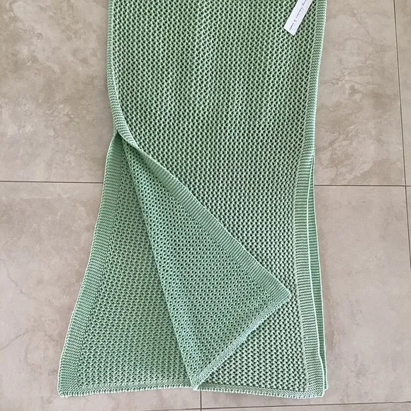 Young Fabulous &amp; Broke Santorini Crochet Slip Maxi Dress/Swim Cover-Up in Mint