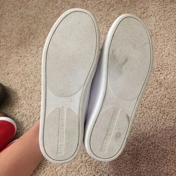 Zara Basic White Shoes