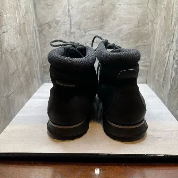 ZeroGrand Cole Haan Black Leather Ankle Boots. Excellent Condition. Size 15